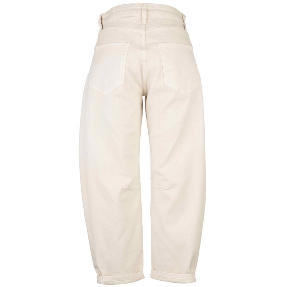 Kut from the Kloth Cream barrel Leg Pants 6